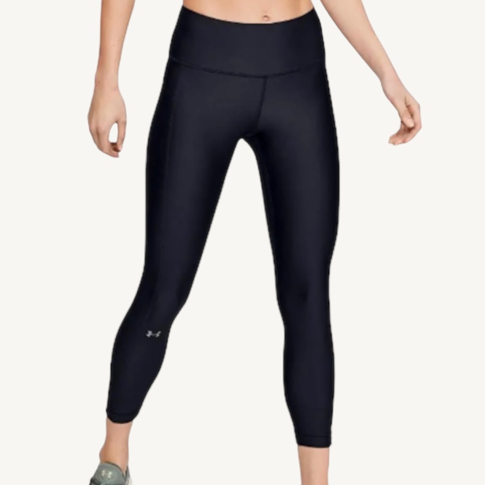 UA HeatGear High Waisted Crop Leggings
